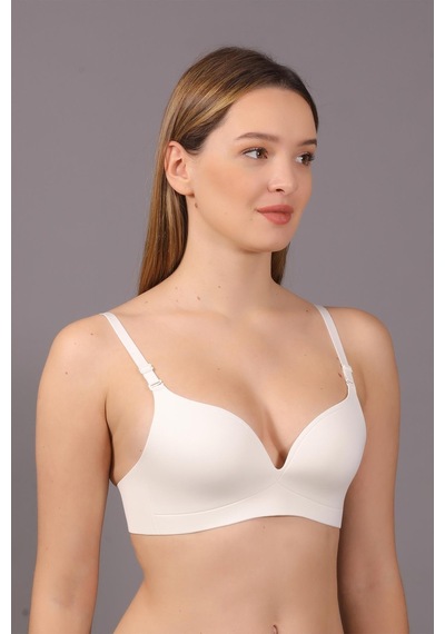 Cotonhause Kadın Lazer Kesim İnce Süngerli Ekru Hayalet Sütyen C5t4n1o633 001