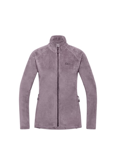 Jack Wolfskin Kadın Polar Ceket Rotwand Tam Fermuar Renkli Renkli