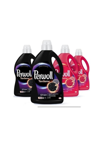 Hassas Bakım Sıvı Çamaşır Deterjanı 4 X 3l 200 Yıkama 2 Siyah + 2 Renkli Yenileme 0.75 LT - 2.5 LT - 12 KG
