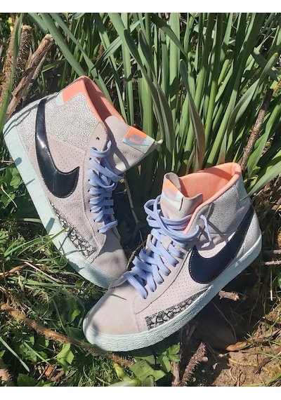 Nike Blazer Kadın Ayakkabı Kutusu Kapaksız Açık Gri