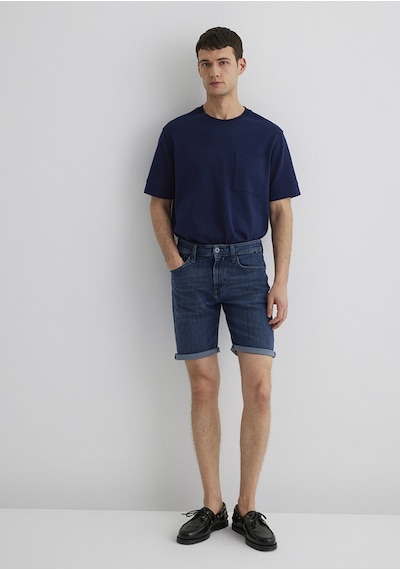 Mavi - Brian Premium Blue Koyu Vintage Mavi Jean Şort 0418489817 Koyu Mavi