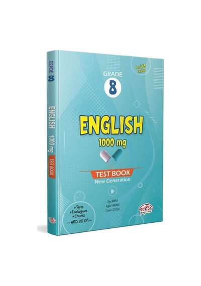 Editör Yayınları 8. Sınıf İngilizce Test Book 1000 MG N11.4147
