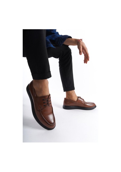 Mubiano Mbrgn105-tb Taba Erkek Bağcıklı Loafer Taba