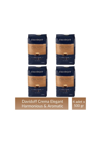 Davidoff Crema Elegant Çekirdek Kahve 4 x 500 G