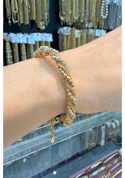 18 K Roze Gold Kelepçe Altın