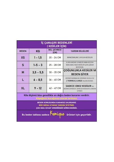 Neo Pink Dişi Kedi Regl Külotu Don Kedi İç Çamaşırı Ayarlanabilir Bağcıklı Küçük Irklar İçin