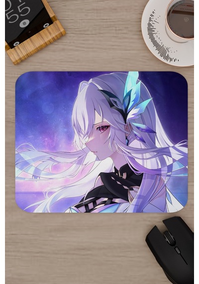 Skirk Genshin Impact Anime Gacha V4 - 22x18 Gaming Mouse Pad Fare Altlığı