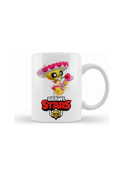Brawl Stars Serenadçı Poco Kupa Bardak Porselen No28078 Karışık