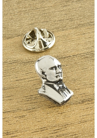 Atatürk Yaka Rozet Gümüş Rengi 21806360