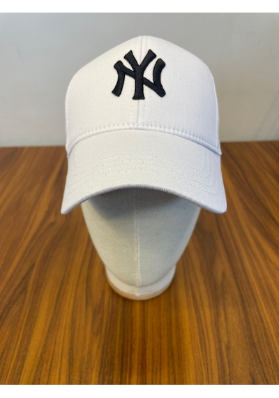 Hamze Ny Yankees New York Nakışlı Unisex Beyzbol Cap Şapka Beyaz