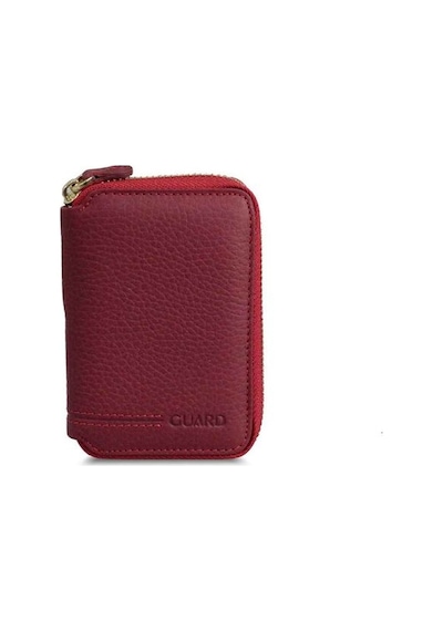 Guard Fermuarlı Kırmızı Deri Mini Cüzdan - Grd2403xw22315 Çok Renkli