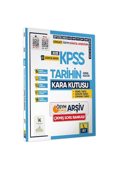 2025 KPSS Tarihin Kara Kutusu MODÜLER SET 3lü ÖSYM Çıkmış Soru Bankası Konu Özetli Video/PDF Çözümlü