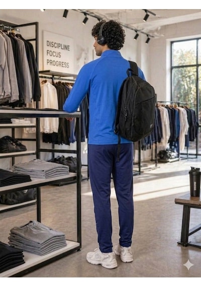 Cross Time Erkek Mavi Slim Fit Eşofman Takımı