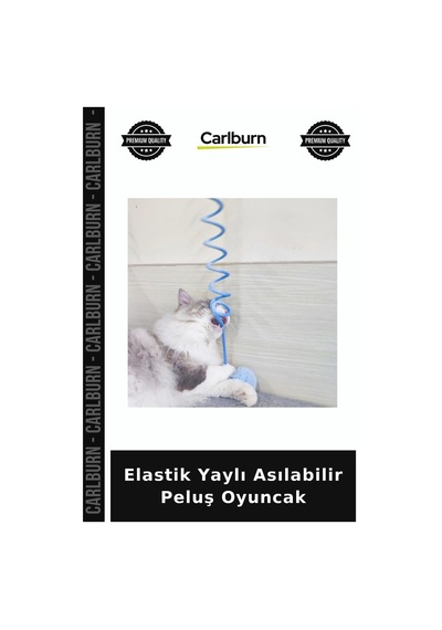 Özel Üretim Kedi Oyuncağı Eğlenceli Hareketli Elastik Yaylı Asılabilir Peluş Oyuncak