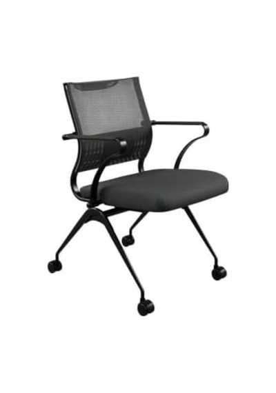 Atom Ofis Ergolife Sit Air Çalışma Ve Toplantı Koltuğu, Siyah Mesh Sırtlık, Tekerlekli, Küçük Diğer