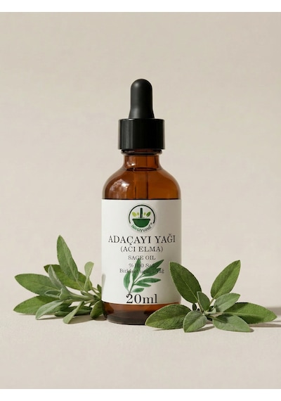 Adaçayı Acı Elma Uçucu Yağı Sage Essential Oil Salvia Officinalis Saf Doğal 20 Ml 20 ML