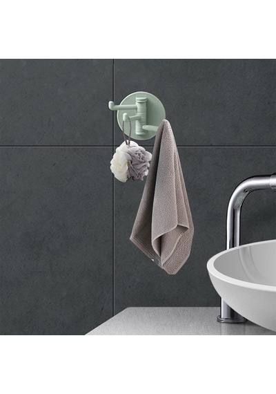 Yapışkanlı Banyo Mutfak Eşya Anahtarlık Askılığı Al4470-mavi Mavi