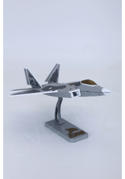F-22 Yapboz Uçak Modeli Ve Standı Bir Arada - Evde Kurulum İçin Özel Tasarım - 857406124