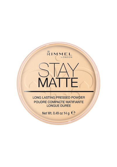 Rimmel London Pudra Stay Matte Pressed Powder 001 Transparent