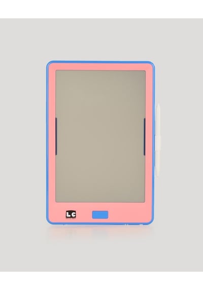 10 İnch Şeffaf Lcd Dijital 4 Adet Çizim Kartlı Tablet- Pembe Pembe