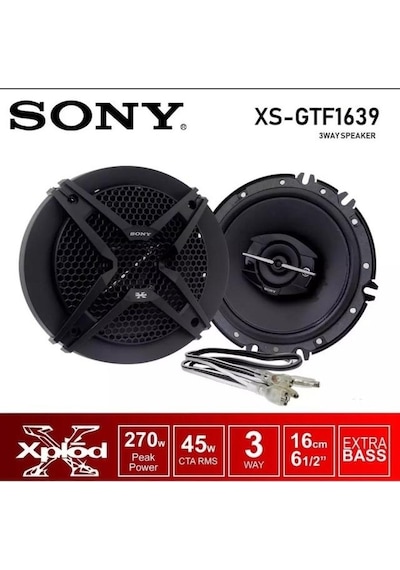 Sony Xs-Gtf1639 270 Watt 16 Cm Yuvarlak Oto Hoparlör