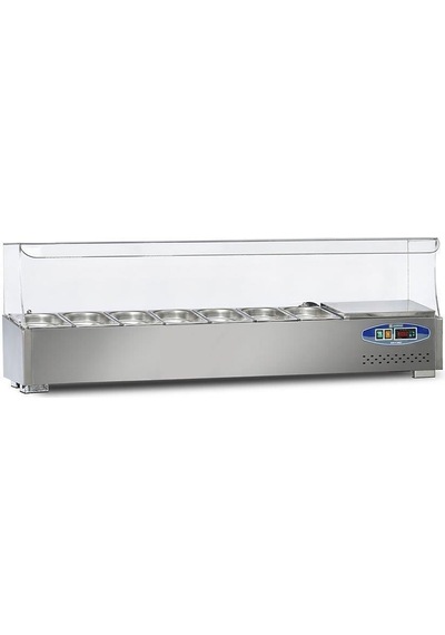 Dampak Soğutmalı Set Üstü Salad Bar 7 Küvet 150 X 35 X 40 Cm