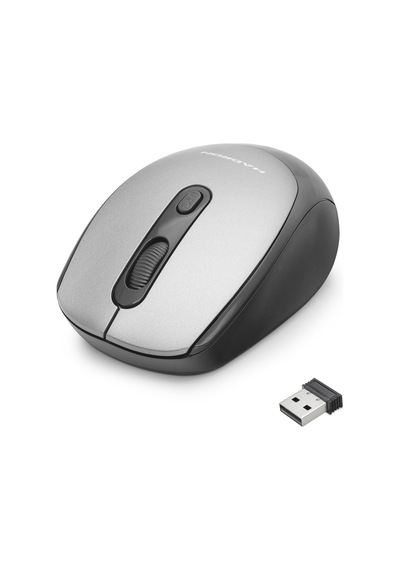 Kablosuz Mouse 800/1600 Dpi - Gri Siyah Hdx3406g