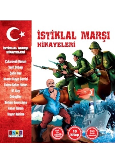 İstiklal Marşı Hikayeleri Hikaye Seti - Öykü Yayınları
