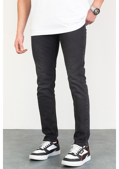 HLT Jeans Jeffrey Taşlamalı Slim Fit Erkek Kot Pantolon Antrasit 492004503
