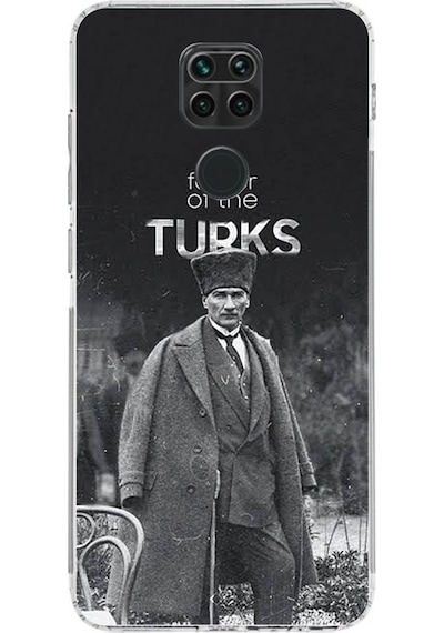 Redmi Note 9 Uyumlu Atatürk'ün Mirası Baskılı Silikon Kılıf Renkli