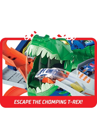 Hot Wheels Hw Robotik T-rex Ultimate Garaj Hot Wheels Robotik T-rex Ultimate Garaj, 100'den Fazla Aracı Kolayca Saklayabilir Gjl14 Gjl14