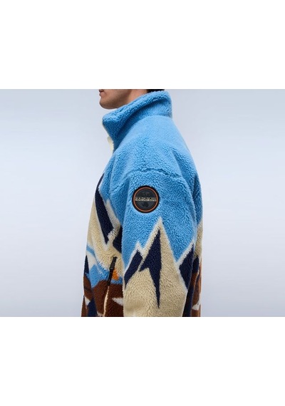 Napapijri T-fleece Fz Erkek Outdoor Polar Ceket Np0a8ao4fxc1 Çok Renkli