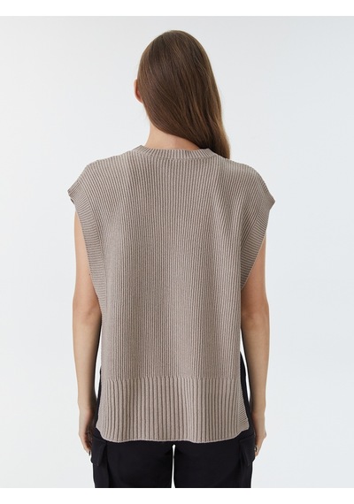 Loose Fit Kadın Tunic Bej