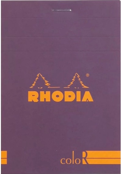 Rhodia Basic Çizgili Bloknot Purple Kapak 90g 70 Yaprak A5