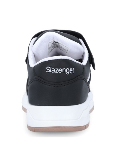 Slazenger Cobra F Unisex Çocuk Siyah / Beyaz Günlük Spor Ayakkabısı Siyah - Beyaz