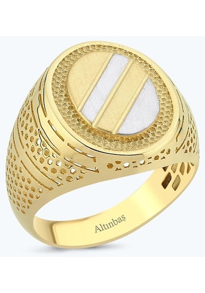 Altınbaş Altın Erkek Yüzük Yzok0179-24708 Renkli