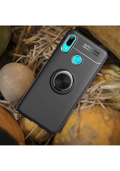 Huawei Y6 2019 Kilif Yüzüklü Magnetli Ravel Case 357682743