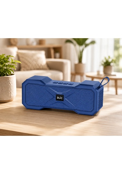 Blic Bls-94 6w Stereo Bluetooth 5.4 Hoparlör 1500mah Yatay Tasarımlı Taşınabilir Kablosuz Speaker Mavi-14800