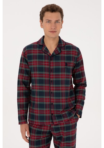 U.s. Polo Assn. Erkek Bordo Pijama Takım 50318614-vr014 Bordo