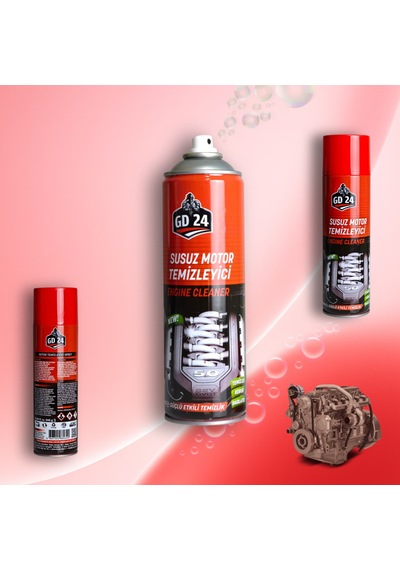 Gd 24 Susuz Motor Temizleyici Sprey 500 Ml - Anında Derin Temizlik 500 Ml