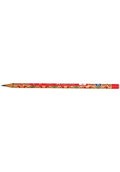 Faber Castell Flowers Kurşun Kalem 2b-kırmızı Çok Renkli
