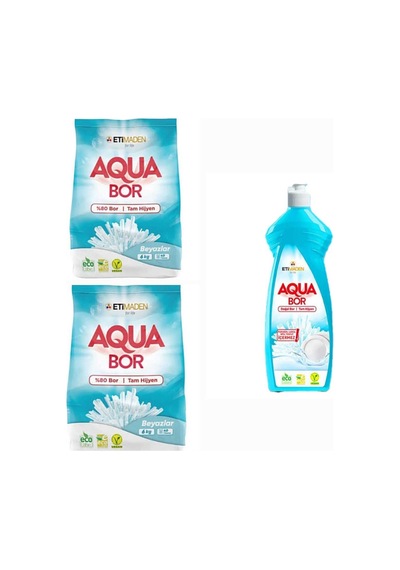 Doğal Mineralli Beyazlar İçin Çamaşır Deterjan 6 Kg 2 Adet+elde Yıkama Bulaşık Deterjan. Diğer
