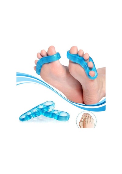 Ayak 5 Parmak Ayırıcı Şekil Düzeltici Aparat Deluxe Pampered Toes Silikon 5 Parmak Ayraç