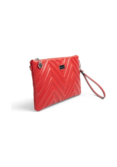 Silver Polo Kırmızı - Kırmızı Kapitone V Kadın Portföy Ve Clutch El Çantası Sp1250