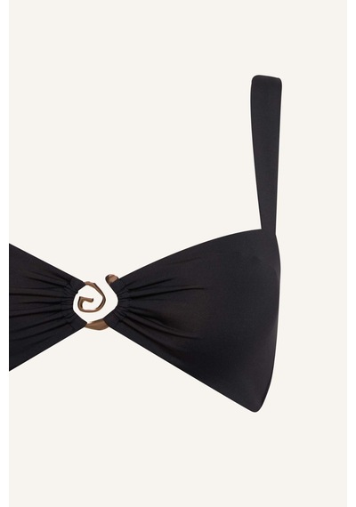 Defacto Regular Fıt Geniş Askılı Siyah Bikini Üstü G4642ax26smbk81 Siyah-bk81