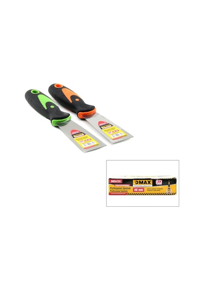 Dmax Dmx-4781 Metal Spatula - 40 Mm, Fiber Saplı- 12'li Paket