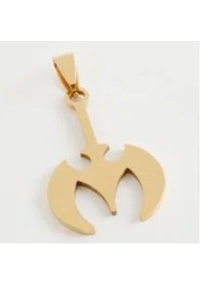 Nrzsnt Balta Çelik Kolye Ucu 3,5 Cm-sarı Çok renkli