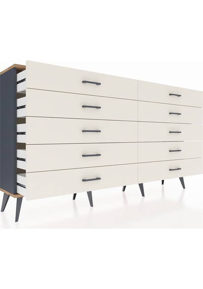 Arges Konsol 10 Çekmeceli 176x30x99 Antrasit-çam/aytaşı Antrasit-çam/aytaşı Arges Konsol 10 Çekmeceli 176x30x99 Antrasit-çam/aytaşı Antrasit-çam/aytaşı