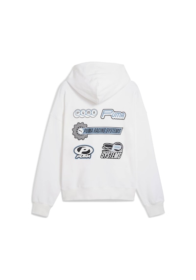Future.puma.archıve Graphıc Boxy Unısex Kapüşonlu Sweatshırt 632078 02 Beyaz