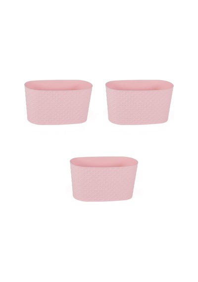 Kapadokya Saksı Pastel Pembe 3 Adet